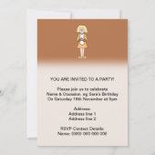 Invitation Un traiteur avec soupe chaude. (Dos)