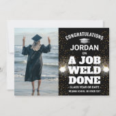 Invitation Un travail de soudure fait Torch & Sparks Welder G (Devant)