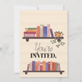 Invitation Un trente anniversaire de bibliophile à marquer d' (Dos)