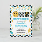 Invitation Un type heureux - Rock Star (Debout devant)