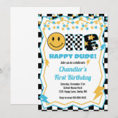 Invitation Un type heureux - Rock Star (Devant / Derrière)