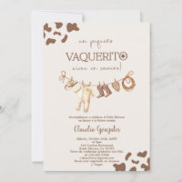 un vaquerito viene en camino Baby shower