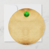 Invitation Un vieux parchemin de bénédiction irlandais (Dos)