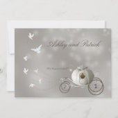 Invitation Un vrai Mariage de conte de fées (Devant)