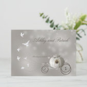 Invitation Un vrai Mariage de conte de fées (Debout devant)