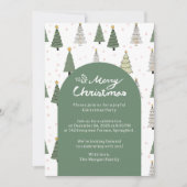 Invitation Under the Snowy Trees – Christmas Party (Devant)