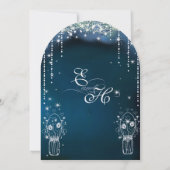 Invitation Under the Stars Mason Jar Floral Farmhouse Mariage (Dos)