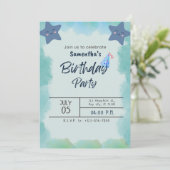 Invitation Under the Stars : Une fête d'anniversaire à thème (Debout devant)