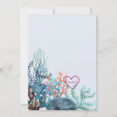 Invitation Underwater Adventure, Watercolor Birthday  (Dos)