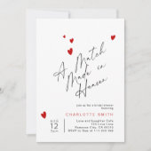 Invitation Une allumette faite dans le ciel Simple moderne do (Devant)