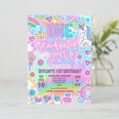 Invitation Une année enchantée Princesse de conte de fées 1er (Debout devant)