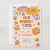 Invitation Une année Super 1ère fête d'anniversaire (Devant)