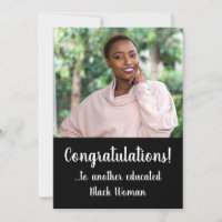 Une Autre Femme Noire instruite Diplôme de Photo