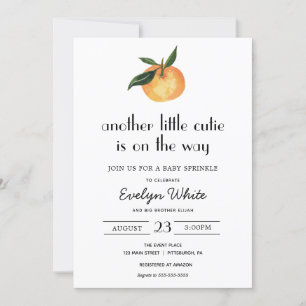 Invitation Une autre petite mignonne est sur le chemin Baby S
