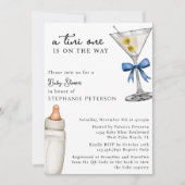 Invitation Une Baby Shower avec un code QR sur le thème d'un  (Devant)