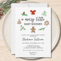 Une Baby Shower de Noël Joyeuse