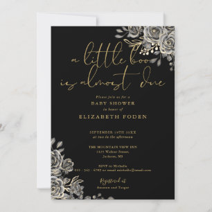 Invitation Une Baby Shower Florale Un Peu Gothique