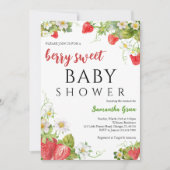 Invitation Une Baby Shower Fruitée et Douce (Devant)