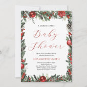 Invitation Une Baby Shower Joyeuse et Petite (Devant)