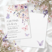 Une Baby Shower Papillon Sauvage Fleur de Champ