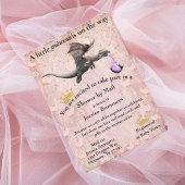 Invitation Une Baby Shower par correspondance sur le thème d'