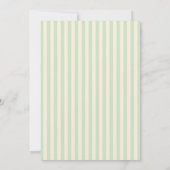 Invitation Une Baby Shower Petite Pousse (Dos)