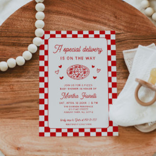 Invitation Une Baby Shower Pizza Livraison Spéciale