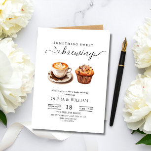 Invitation Une Baby Shower pour l'arrivée de bébé, thème neut