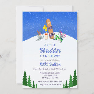 Invitation Une Baby Shower pour un Petit Destructeur