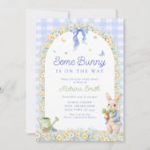 Invitation Une Baby Shower pour un Petit Lapin (Devant)