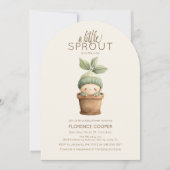 Invitation Une Baby Shower pour un petit poussin (Devant)