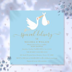 Invitation Une Baby Shower Sprinkle de Livraison Spéciale pou