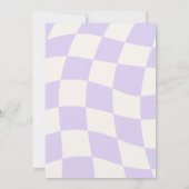 Invitation Une Bébé Joyeuse Fille 1er Anniversaire Personnali (Dos)