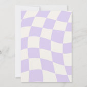 Invitation Une Bébé Joyeuse Fille 1er Anniversaire Personnali (Dos)