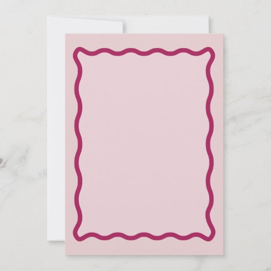 Invitation Une Bébé Joyeuse Fille 1er Premier Anniversaire (Dos)