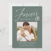 Invitation Une Belle Bague Pour Elle Sage Fiançailles Faire-p (Devant)