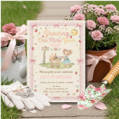 Invitation Une blonde de plus en plus âgée Fête d'anniversai