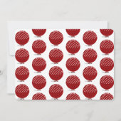 Invitation Une bombe au chocolat chaud premier anniversaire (Dos)