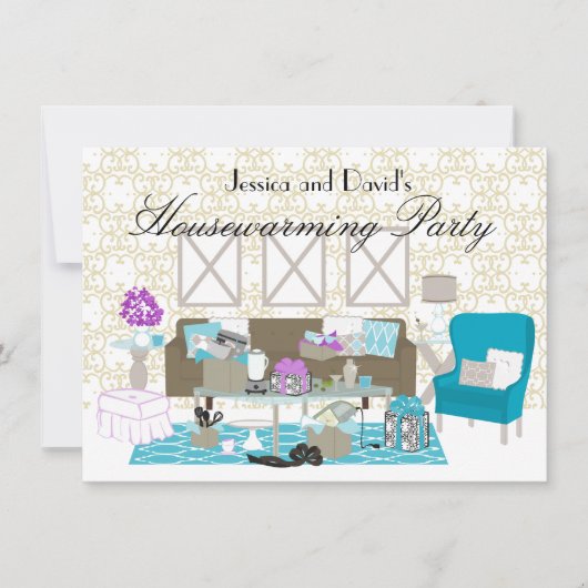 Invitation Une chambre cadeau (Devant)