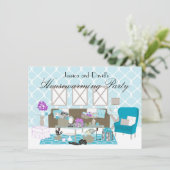 Invitation Une chambre cadeau (Debout devant)