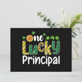 Invitation Une Chanceuse école principale St Patrick's Day (Debout devant)