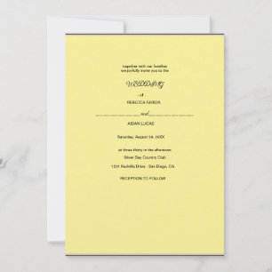 Invitation une couronne de fleur de papier sur un dos blanc