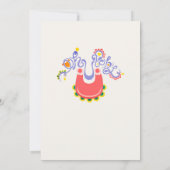 Invitation Une Cutie est en chemin baby shower (Dos)