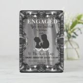 Invitation Une demande en mariage steampunk (Debout devant)