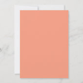 Invitation Une Douce Petite Fête de Bébé sur le Thème de la P (Dos)