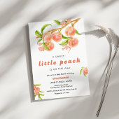 Invitation Une Douce Petite Fête de Bébé sur le Thème de la P