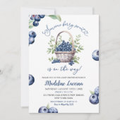 Invitation Une Douceur de Mûre pour Bébé Fête Prénatale (Devant)
