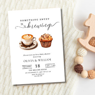 Invitation Une Douceur Se Prépare Baby Shower Neutre