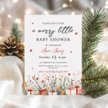 Une douche de bébé joyeuse et petite Fleurs de Noë