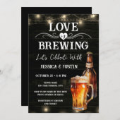 Invitation Une douche de couple où l'amour se prépare  (Devant / Derrière)